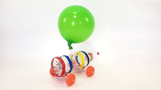 How to Make a Water Bottle Balloon Car