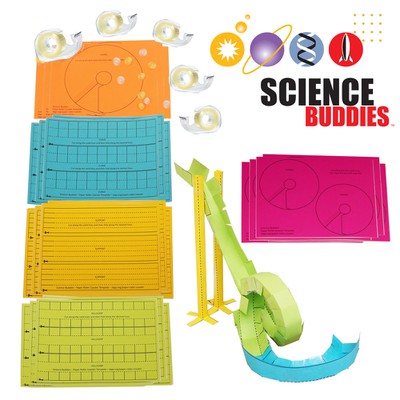 paper roller coaster kit from Home Science Tools 