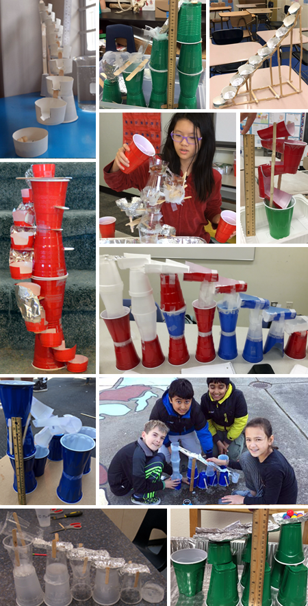 2017 engineering challenge student examples of water flow solutions