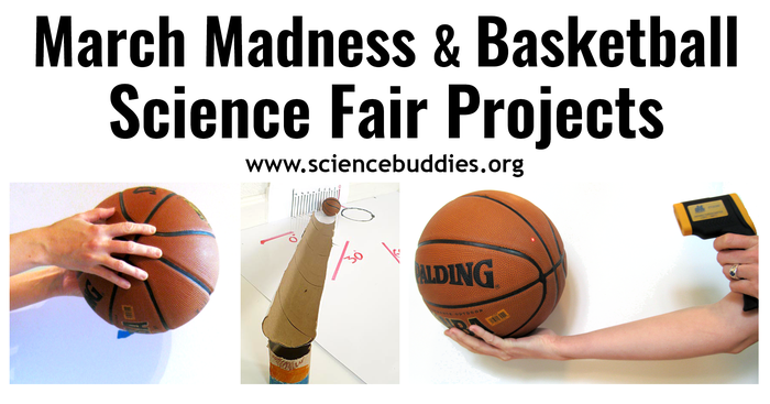 Three basketball experiment images, hands holding basketball, basketball with a heat source, and mini basketball with model court to reprent Basketball Sports Science Projects