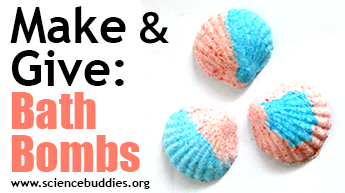 Make and Give STEM: Homemade bath bombs