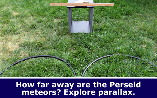 Stargazing parallax science activity / Hand-on STEM experiment