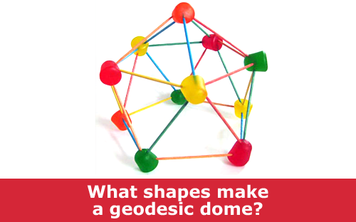 Make and explore the geodesic dome with one made from gumdrops and toothpicks science experiment  / Hand-on STEM experiment