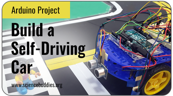 Arduino Science Projects: Self-driving car made with a BlueBot and Arduino