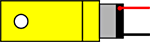 Breadboard diagram symbol for a DC motor