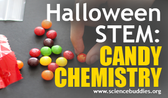 Halloween STEM / Candy used for a chromatography experiment