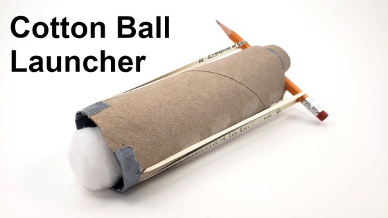 Make a Cotton Ball Launcher