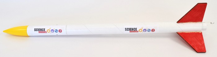 An assembled research express rocket