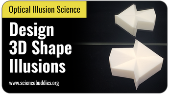 Optical Illusion Science Projects: 3D shape that creates impossible shape illusion