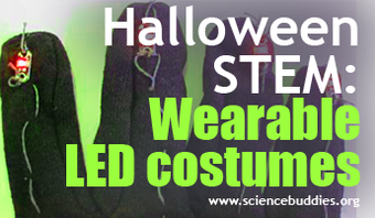 Halloween STEM / Glove with a circuit to make it light up