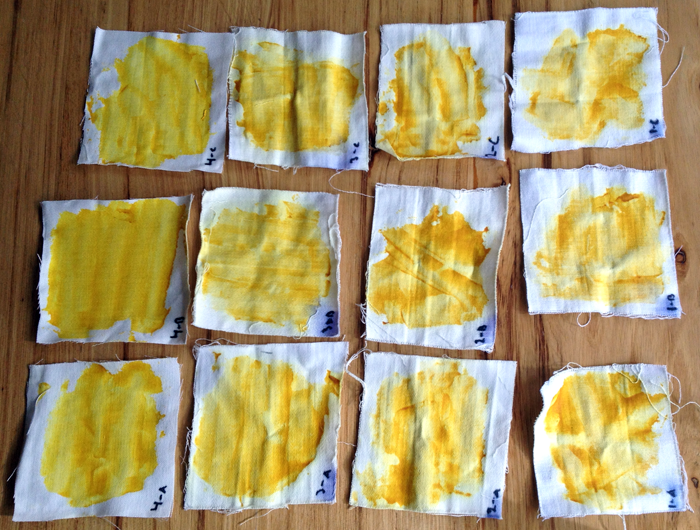 Enzyme science project / mustard stains on fabric