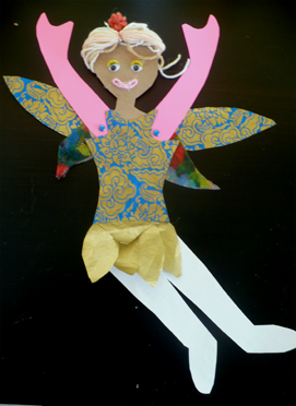 Paper Doll Lisa from paper dolls materials science project