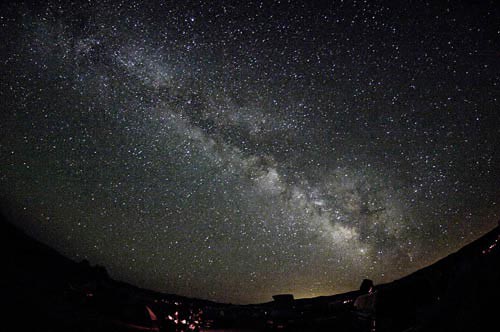 Image of the Milky Way from Earth