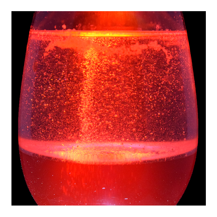 Bubbling lava lamp created by a chemical reaction - Awesome Summer Science