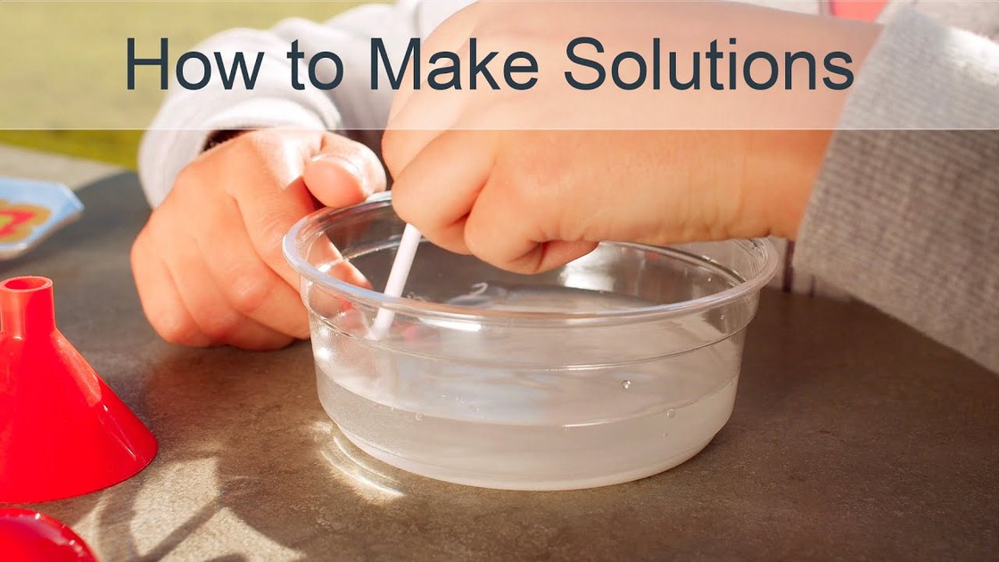 How to Make Solutions for Chemistry and Biology Experiments
