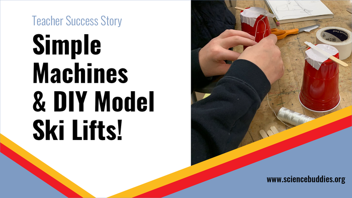 Ski lift example from success story about teacher who built ski lifts with students to explore simple machines