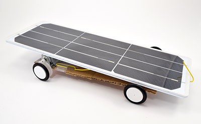 Kids DC Motors Electronic Assembly DIY Solar Car Experiment 