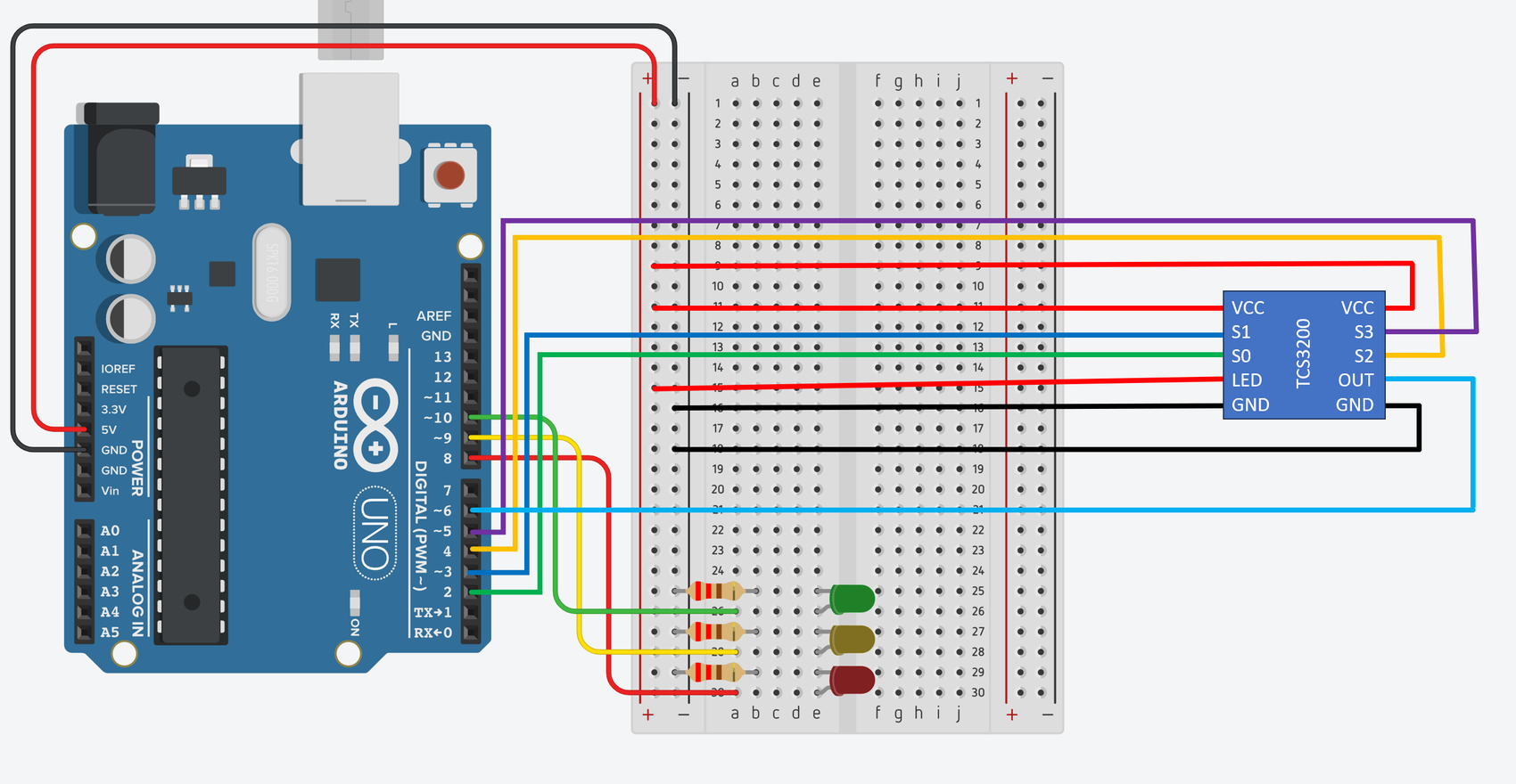 Detect Discolored Leaves with an Arduino Color Sensor | Science Project