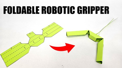 Robotic gripper made of paper can grab both delicate and heavy things