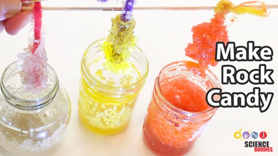 Rock on sale candy experiment