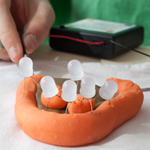 Halloween squishy circuits science project