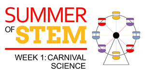 Ferris wheel image to represent the carnival STEM theme for Week 1 of Summer of STEM with Science Buddies