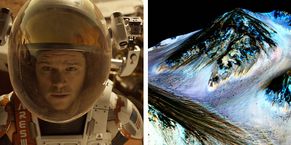 Finding Water on Mars—From Movie to Space Science