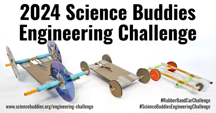 Rubber Band Car Challenge examples for 2024 Science Buddies Engineering Challenge