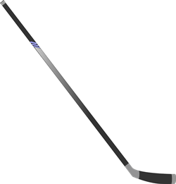 a hockey stick 
