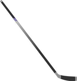a hockey stick
