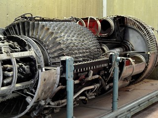 part of an airplane engine
