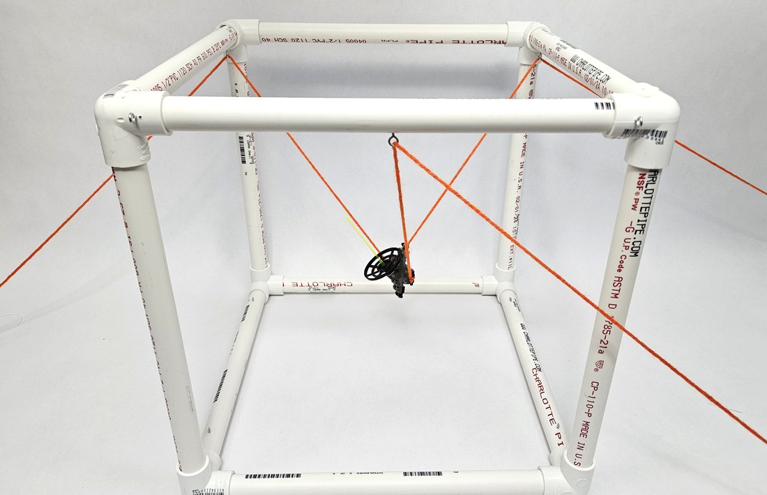 Cable-Driven Spacecraft Motion Simulator with PVC Pipe | Science Project