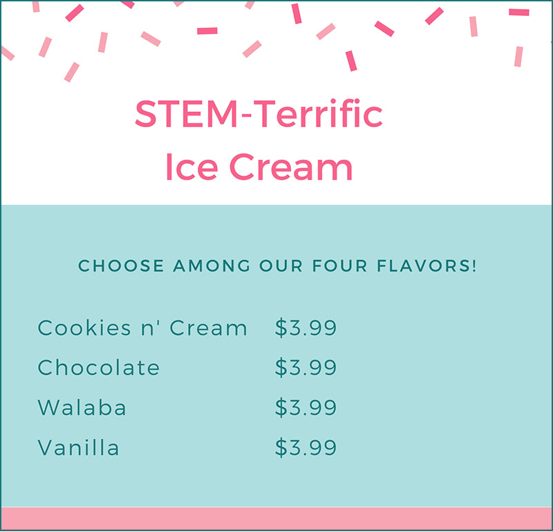 ice cream menu