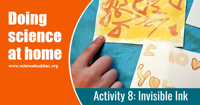 Science Is Fun Invisible Ink Experiment Throwing Away the Plan: Doing Fun Science at Home during School ...
