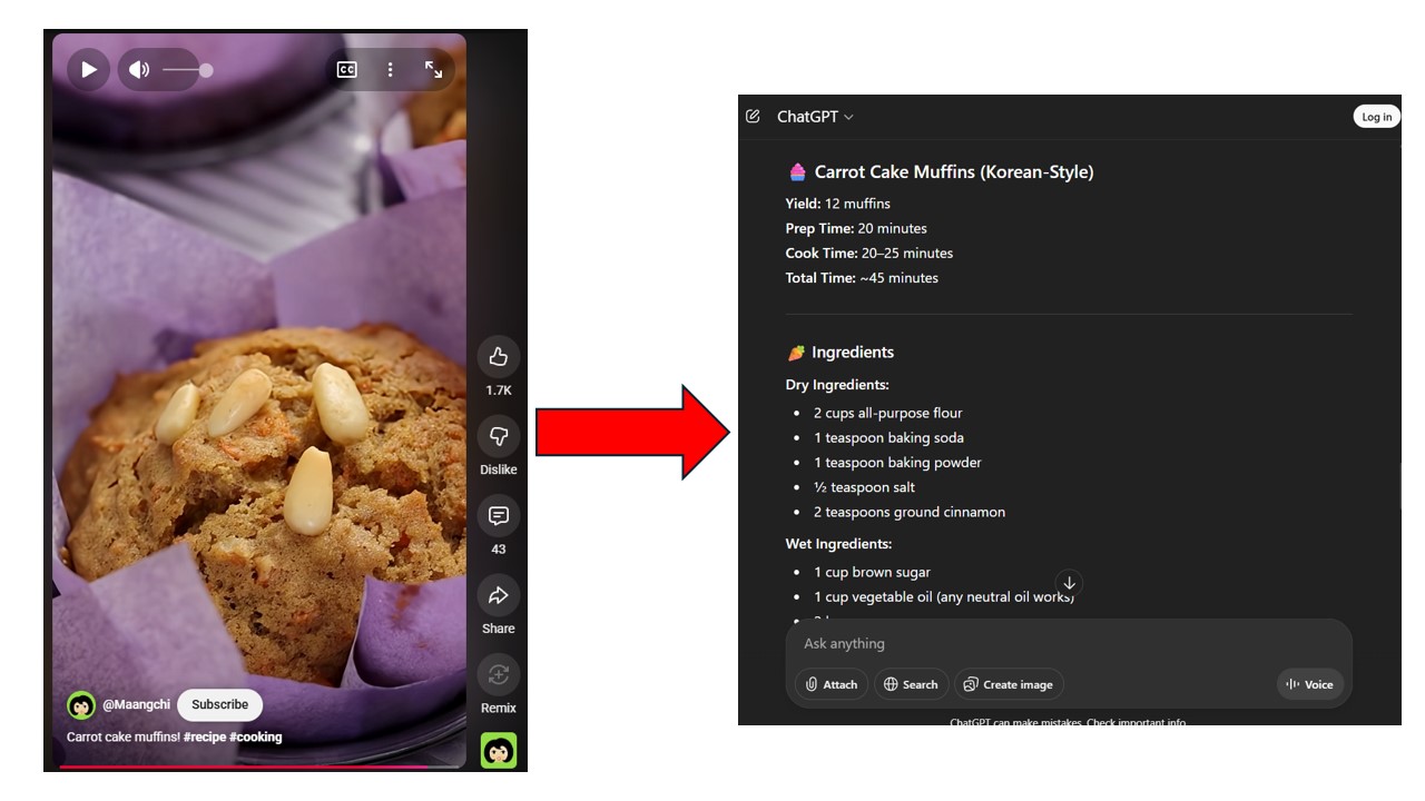 Generate Recipes from YouTube Videos with AI | Science Project