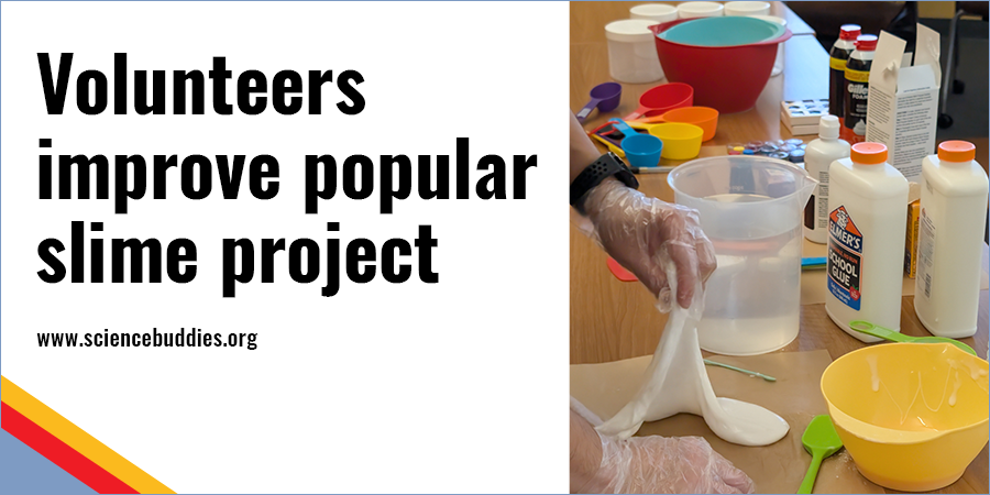 TE Connectivity Volunteers Get Hands-on with Student Slime Project