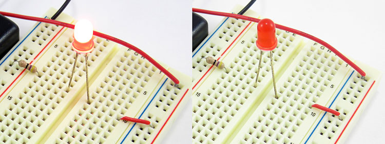 breadboard wrong row close