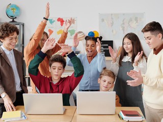 classroom with students