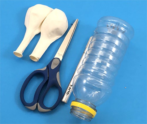 Materials needed for the 'How We Breath' lesson.