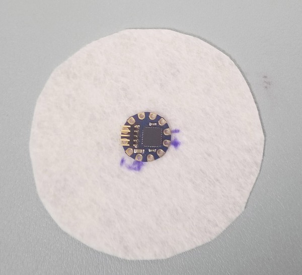 Labeling pins on felt referencing TinyLily 