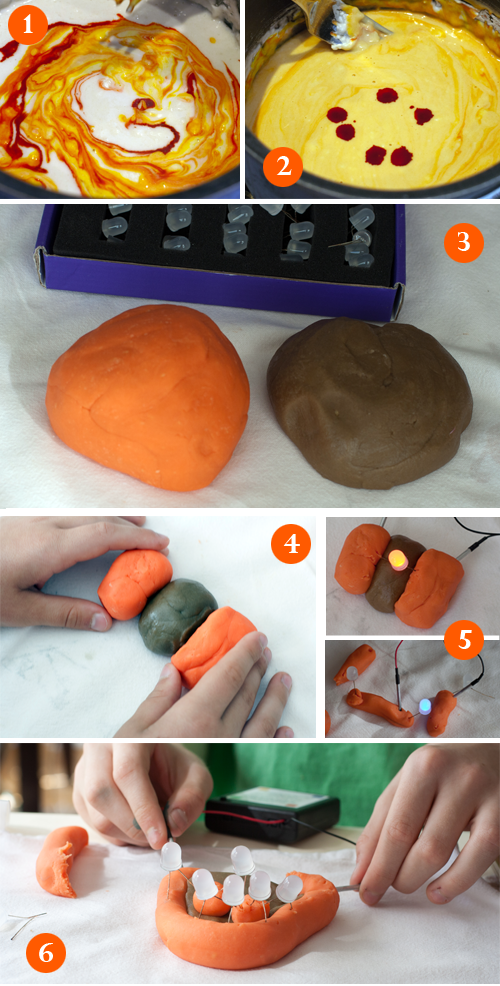 Squishy circuits electric dough family science