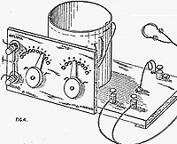 Crystal Radio diagram from 1920s