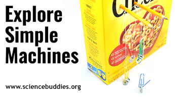 Simple machines pulley experiment using cereal box