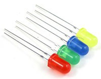 A red, green, blue and yellow LED
