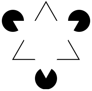 Visual illusion - Kanizsa Triangle