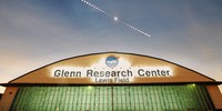 Going Through Changes: Total Eclipse Over NASA Hangar