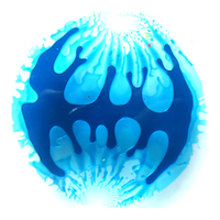 Example of a fractal experiment with fingerpaint - Art Science Experiments