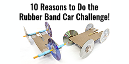 Example of Rubber Band Car for the 2024 Engineering Challenge 
