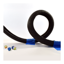 Foam marble roller coaster with a loop in the middle - Awesome Summer Science Experiments