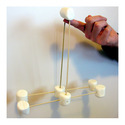 Balancing marshmallows on skewers using one finger - Awesome Summer Science Experiments